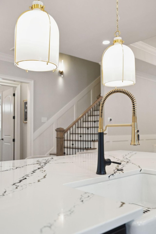 2143 White Poplar Ct, Murfreesboro, TN 37130 - detailed view of a sink and ornamental molding