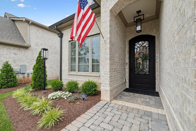 2143 White Poplar Ct, Murfreesboro, TN 37130 - doorway to property featuring brick siding