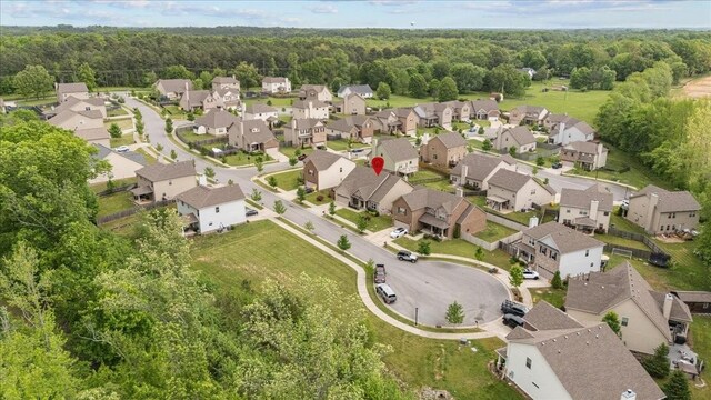 7211 Deervalley Dr, Fairview, TN 37062 - aerial overview of property's location featuring a forest and nearby suburban area