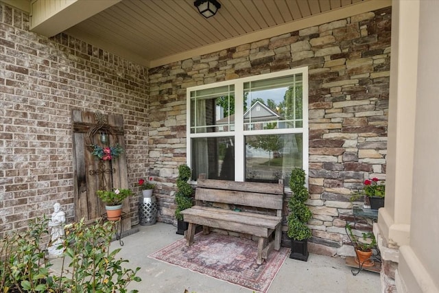 7211 Deervalley Dr, Fairview, TN 37062 - view of exterior entry with brick siding and stone siding