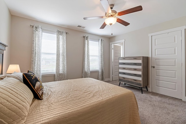 5008 Fennel Ct, Spring Hill, TN 37174 - bedroom featuring carpet floors and a ceiling fan