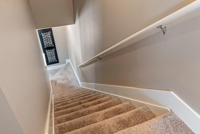 5008 Fennel Ct, Spring Hill, TN 37174 - staircase with carpet and baseboards