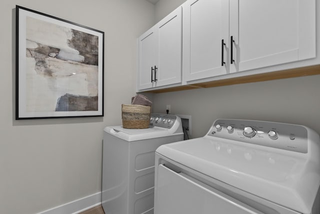 2507H Strong St, Columbia, TN 38401 - laundry area with washer and dryer, cabinet space, and baseboards