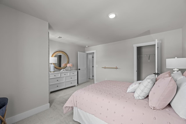 2507H Strong St, Columbia, TN 38401 - carpeted bedroom with baseboards and a closet