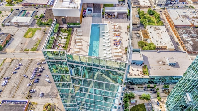 1616 W End Ave Unit 2008, Nashville, TN 37203 - drone / aerial view of a pool