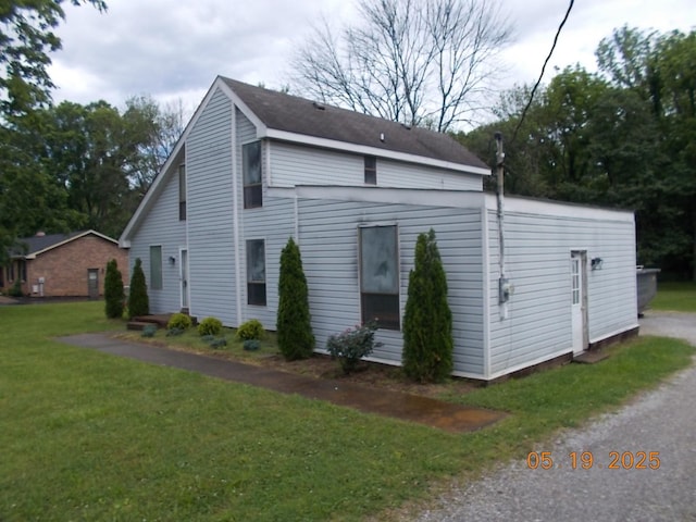 4064 Elizabeth Dr, Hermitage, TN 37076 - view of side of home featuring a yard