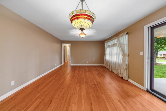 206 Crestland Dr, Columbia, TN 38401 - spare room featuring light wood-type flooring and baseboards