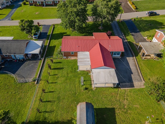 206 Crestland Dr, Columbia, TN 38401 - aerial view of property and surrounding area