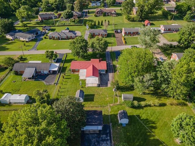 206 Crestland Dr, Columbia, TN 38401 - aerial perspective of suburban area