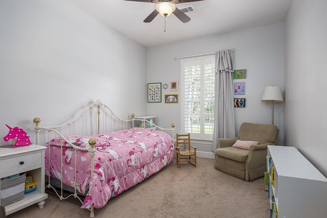 960 Caldwell Ln, Nashville, TN 37204 - carpeted bedroom featuring ceiling fan