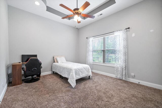 1161 Reda Dr, Clarksville, TN 37042 - carpeted bedroom featuring baseboards and ceiling fan