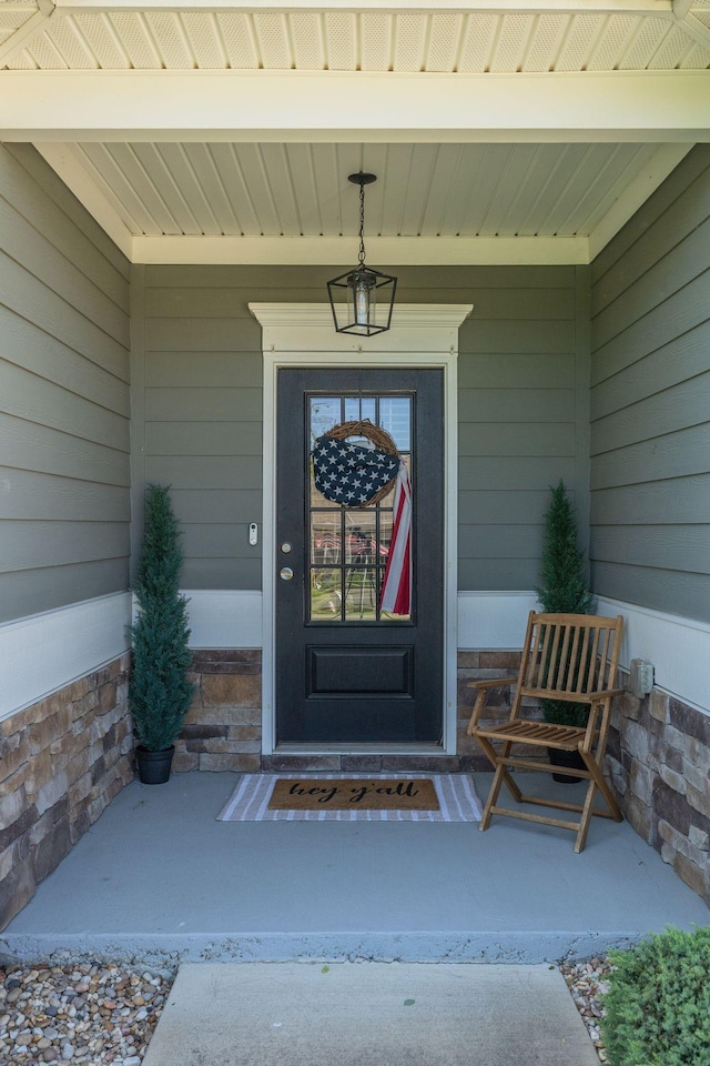 979 Carnation Dr, Spring Hill, TN 37174 - view of exterior entry featuring a porch