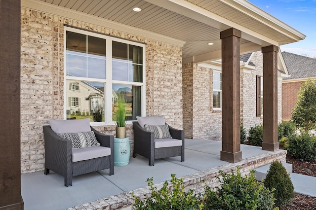 4605 Hessey Rd, Mount Juliet, TN 37122 - view of covered porch