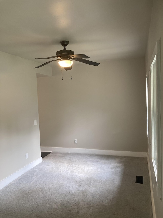 1402 Clarke St, Old Hickory, TN 37138 - carpeted empty room featuring a ceiling fan and baseboards