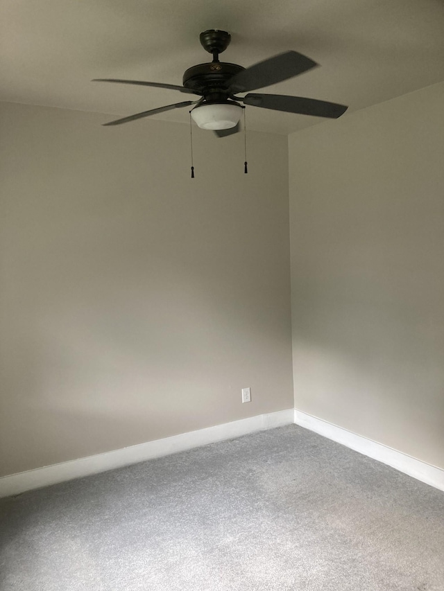 1402 Clarke St, Old Hickory, TN 37138 - empty room featuring carpet flooring, ceiling fan, and baseboards