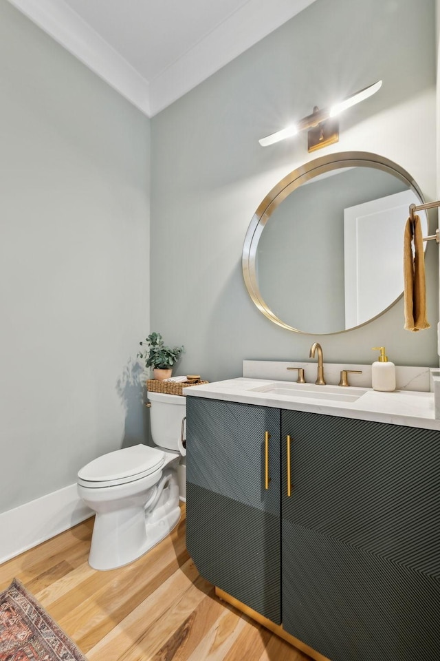 1040B Battery Ln E, Nashville, TN 37220 - half bath featuring wood finished floors, toilet, and vanity