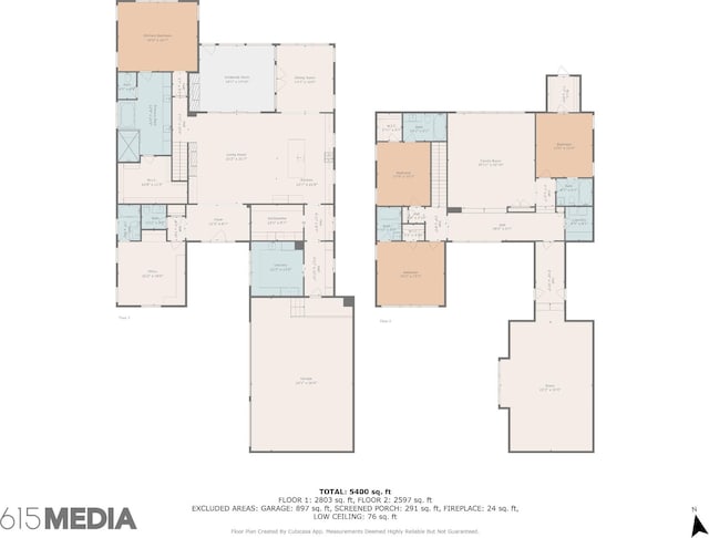 1040B Battery Ln E, Nashville, TN 37220 - floor plan / room layout