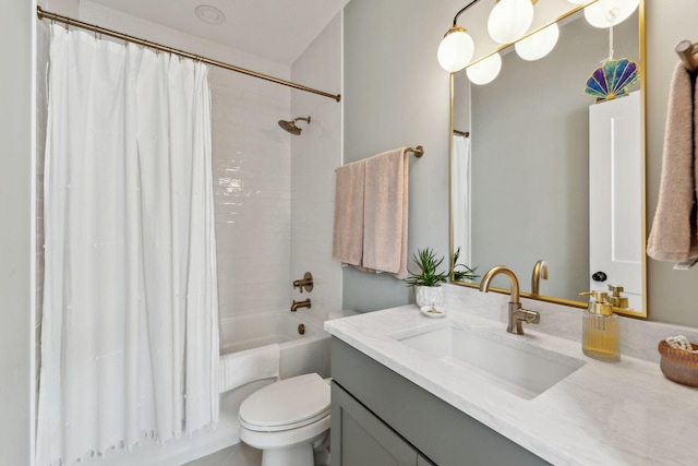 1040B Battery Ln E, Nashville, TN 37220 - full bathroom with shower / bath combo with shower curtain, vanity, and toilet