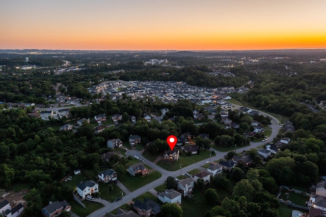 100 Nancy Ct, Hermitage, TN 37076 - view of aerial view at dusk