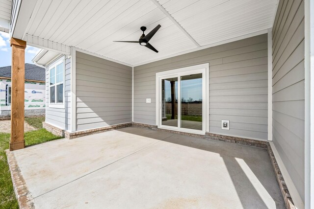 0 Stonehorn Dr, Bell Buckle, TN 37020 - view of patio / terrace featuring a ceiling fan