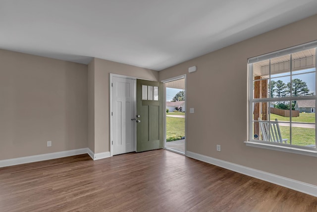 421 Willis Way, Columbia, TN 38401 - foyer entrance featuring baseboards, healthy amount of natural light, and wood finished floors
