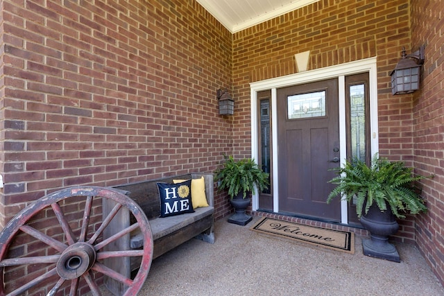 3715 Petty Ln, Columbia, TN 38401 - view of exterior entry featuring brick siding