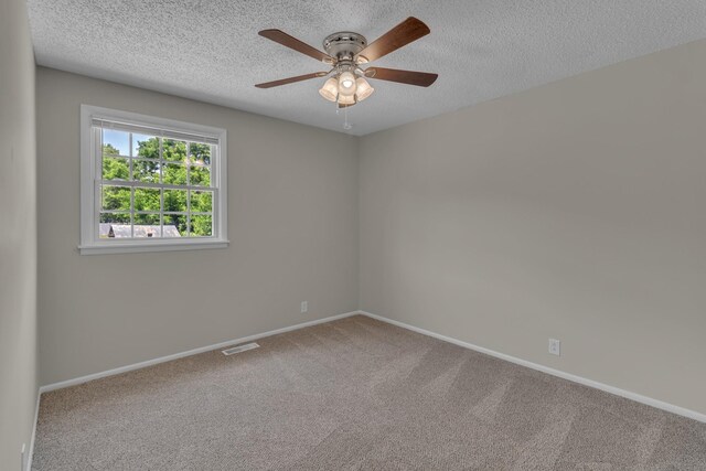520 Almaville Rd, Smyrna, TN 37167 - unfurnished room featuring carpet, ceiling fan, baseboards, and a textured ceiling
