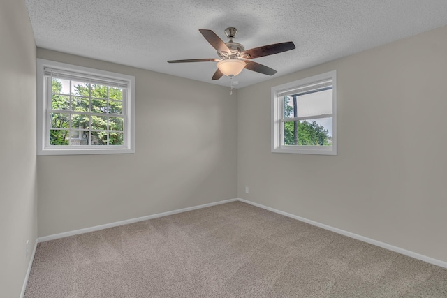 520 Almaville Rd, Smyrna, TN 37167 - carpeted empty room featuring ceiling fan, a textured ceiling, and baseboards