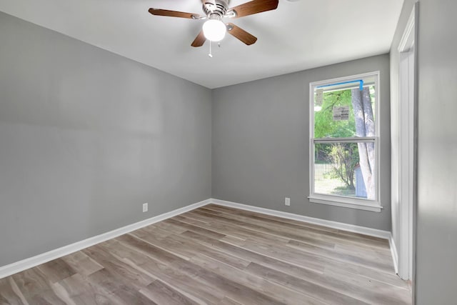 4904 Algonquin Trl, Antioch, TN 37013 - unfurnished room with ceiling fan, baseboards, and wood finished floors