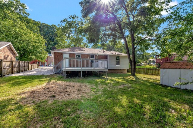 4904 Algonquin Trl, Antioch, TN 37013 - rear view of property featuring a deck