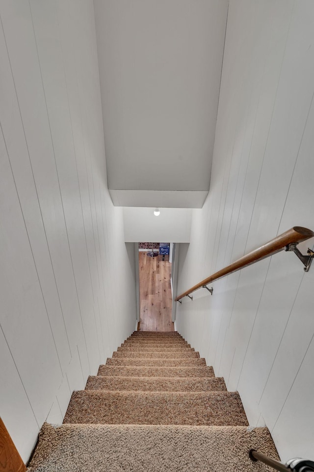 415 Isaac Dr, Goodlettsville, TN 37072 - staircase featuring wood walls