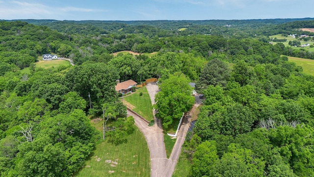 415 Isaac Dr, Goodlettsville, TN 37072 - aerial overview of property's location with a forest