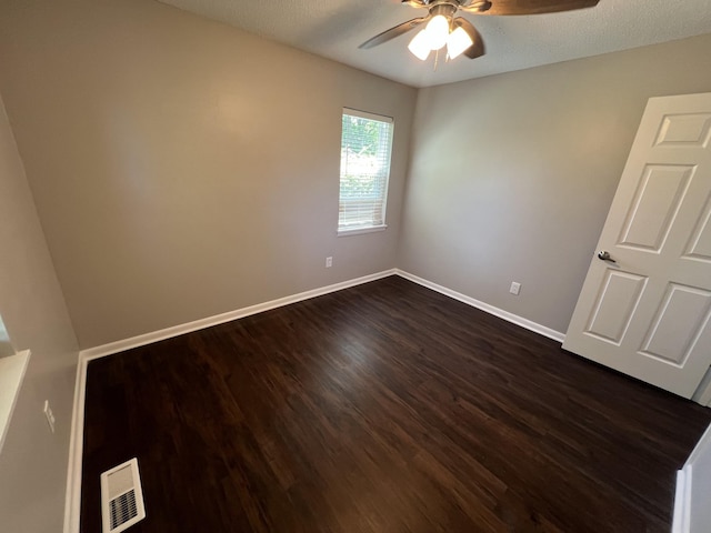 1846 Patrick Rd, Pulaski, TN 38478 - unfurnished room with ceiling fan, dark wood-style floors, and baseboards