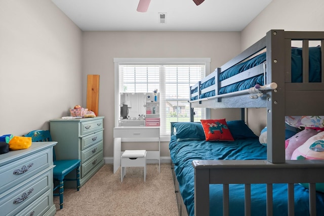 258 Bellshire Dr, Clarksville, TN 37043 - carpeted bedroom featuring a ceiling fan and baseboards