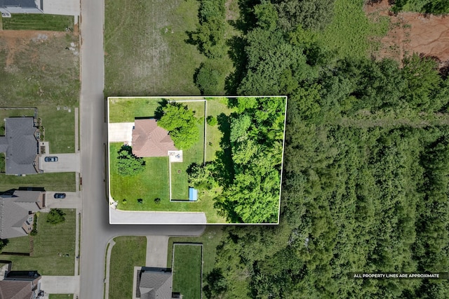 258 Bellshire Dr, Clarksville, TN 37043 - aerial view of property and surrounding area featuring property boundaries highlighted