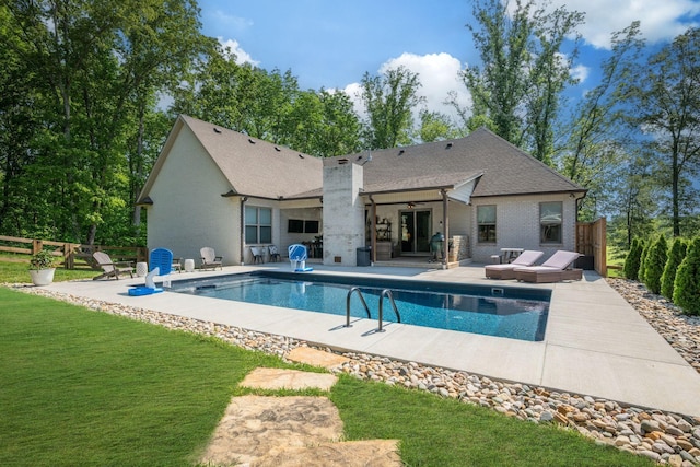 1092 Meeks Cemetery Rd, Burns, TN 37029 - view of pool featuring a patio