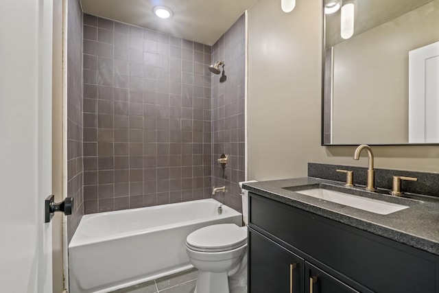 1438 Janie Ave, Nashville, TN 37216 - full bathroom featuring vanity, toilet, and bathtub / shower combination