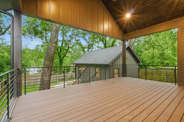 1438 Janie Ave, Nashville, TN 37216 - wooden deck featuring view of scattered trees