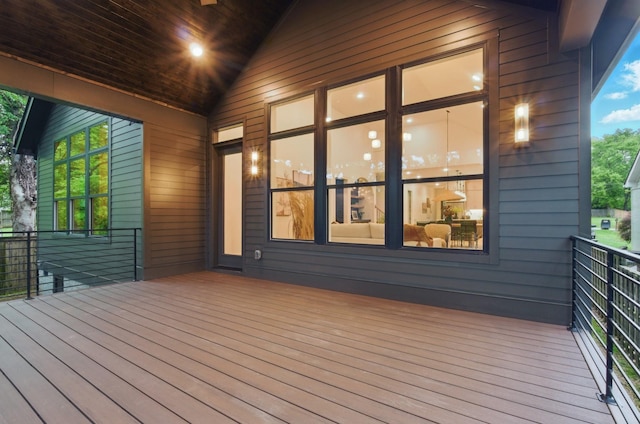 1438 Janie Ave, Nashville, TN 37216 - view of wooden deck