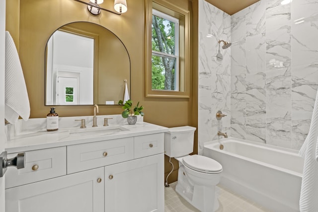 1438 Janie Ave, Nashville, TN 37216 - full bath featuring vanity, toilet, and bathtub / shower combination