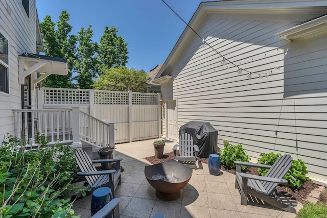 118 Jasper Ave, Franklin, TN 37064 - view of patio with area for grilling