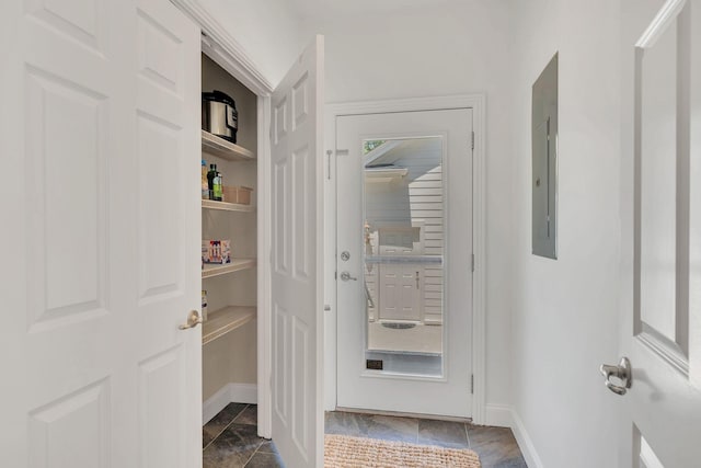 118 Jasper Ave, Franklin, TN 37064 - doorway featuring baseboards and electric panel