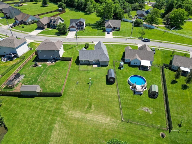 1009 Monticello Pl, Gallatin, TN 37066 - aerial perspective of suburban area featuring a pool area