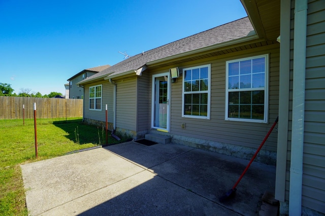 1009 Monticello Pl, Gallatin, TN 37066 - back of property with a patio area and a shingled roof