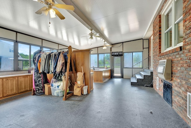 33 Edgewood Rd, Alexandria, TN 37012 - unfurnished sunroom with healthy amount of natural light and heating unit