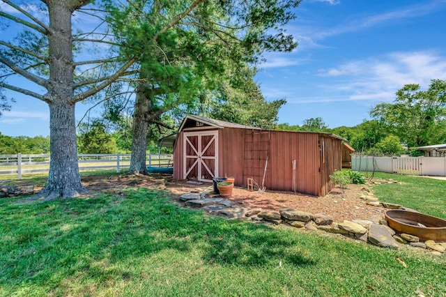 33 Edgewood Rd, Alexandria, TN 37012 - view of yard with a fire pit