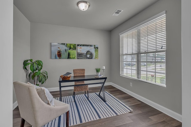 1010 Keeneland Dr, Spring Hill, TN 37174 - office with baseboards and wood finished floors