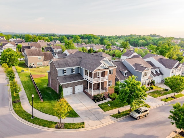 1820 Lanceford Ct, Franklin, TN 37067 - aerial perspective of suburban area