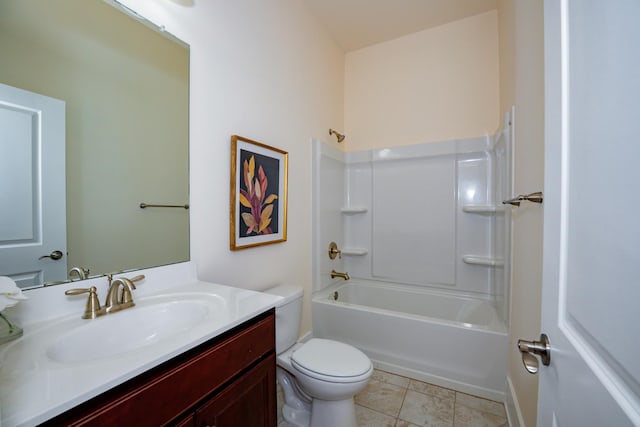 1820 Lanceford Ct, Franklin, TN 37067 - full bathroom with toilet, vanity, and bathing tub / shower combination