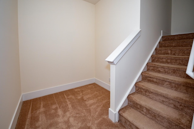 1820 Lanceford Ct, Franklin, TN 37067 - staircase featuring carpet flooring and baseboards